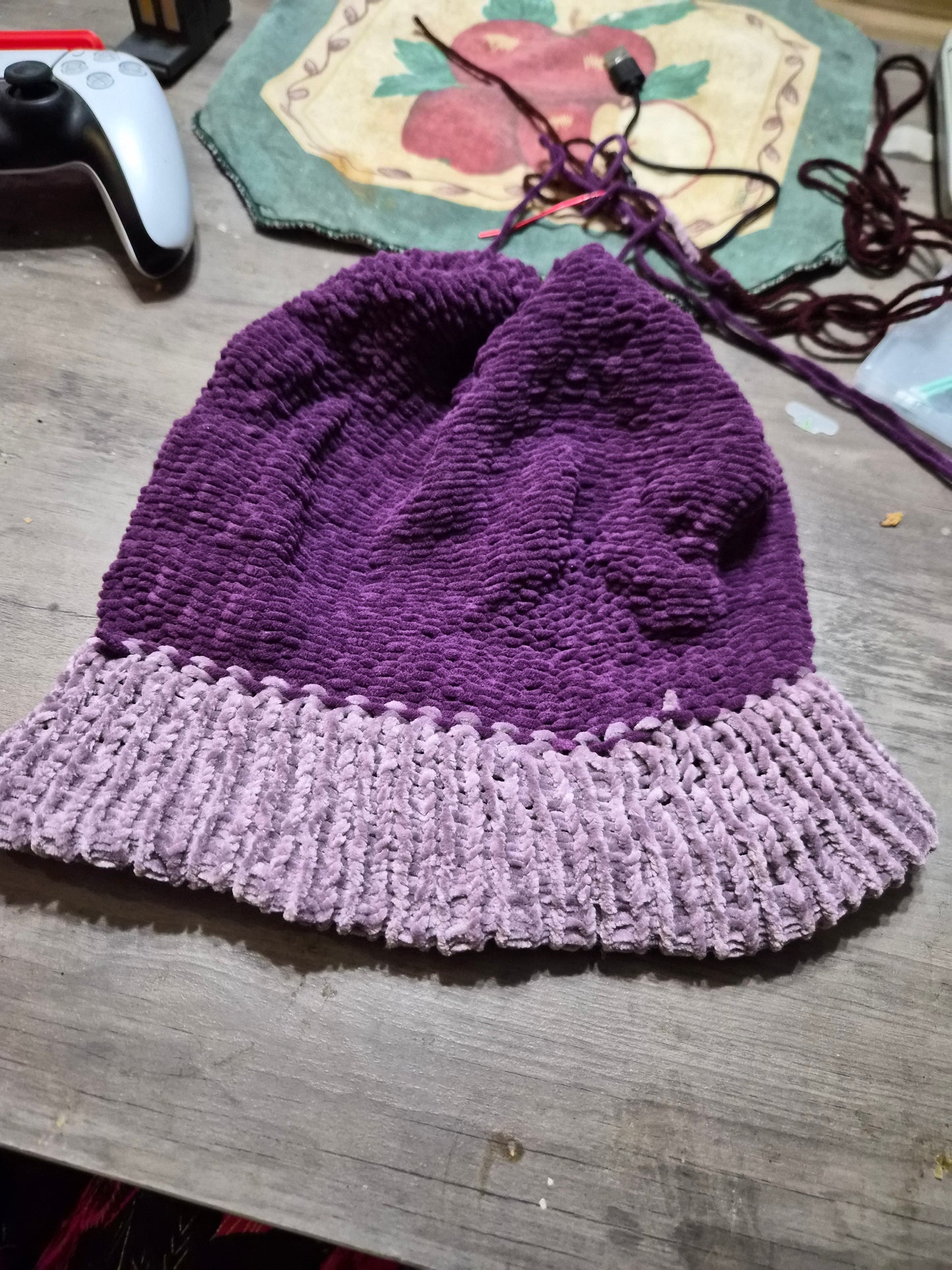 Super-Soft Chenille Knit Beanie Hat – Cozy & Plush Winter Warmth