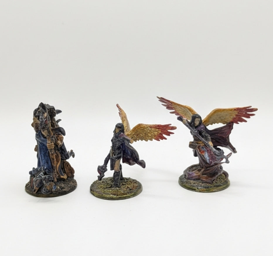 Table-Ready Trio: Custom Painted Fantasy Miniatures