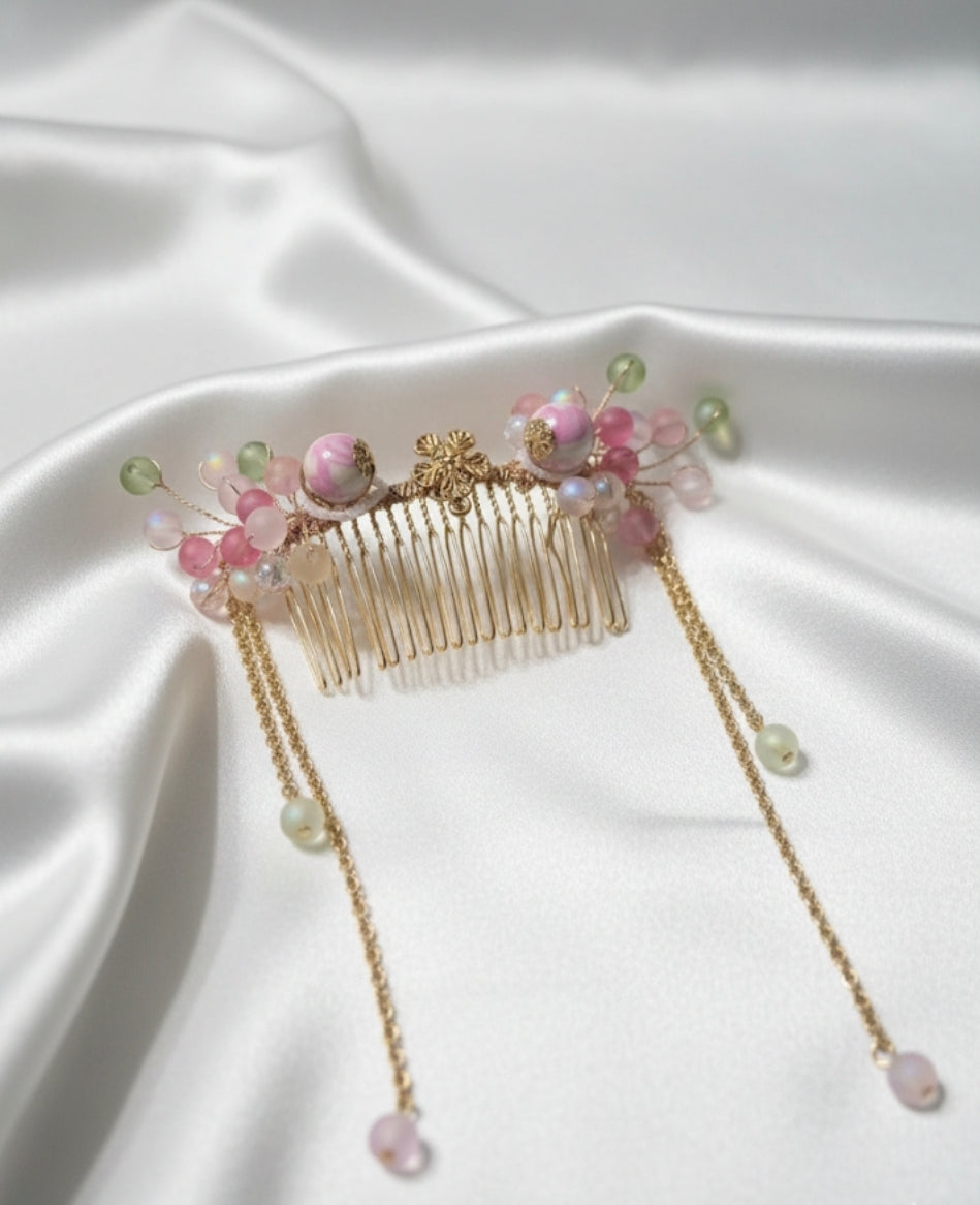 The Aurora Blossom Hair Comb