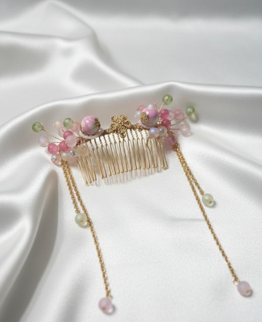 The Aurora Blossom Hair Comb