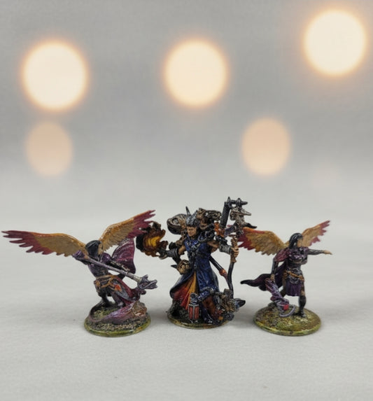 Table-Ready Trio: Custom Painted Fantasy Miniatures